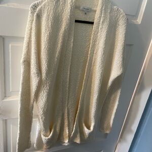 Talula Cream Cardigan Sweater Soft Knit
